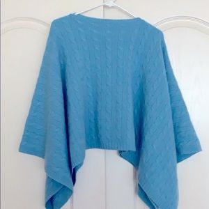 Ralph Lauren Cable Knit cashmere Pancho